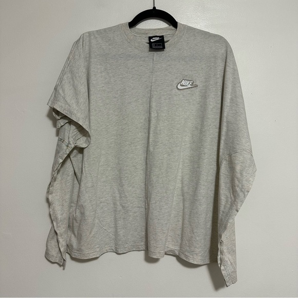 Nike Earth Day Short Sleeve Rainbow Selvedge Dolman T-Shirt - Picture 8 of 13